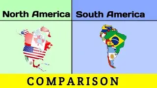 North America v.s South America || South America v.s North America || comparison