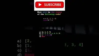 Python Coding Daily Quiz  #datastructuresandalgorithmsinpython #comment#howtolearncodingforbeginners