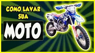 Veja como lavar sua Moto de Trilha