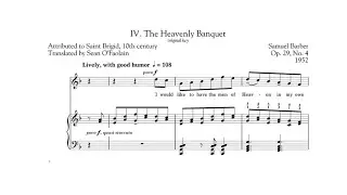 Samuel Barber - Hermit Songs, Op. 29 - No. 4 