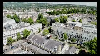 Drone Footage Imperial Gardens Cheltenham 4k