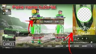 Fake name tutorial 😲 || How to change name on another lobby video✨ || Tutorial to change name