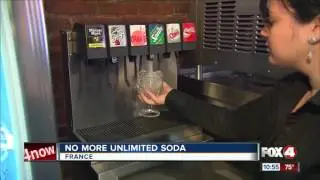 No more free soda refills in France