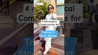 Astrological Combination for Stock Market Trading 📊#yt #astrology #stockmarket #stocks #investing