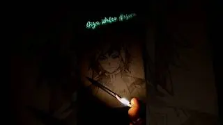 Giyu water hashira from demon Slayer🌊 anime sketch #GiyuTomiyoka #DemonSlayerArt #viral