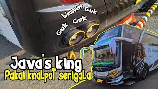 Viral!! Java's king ganti knalpot serigala