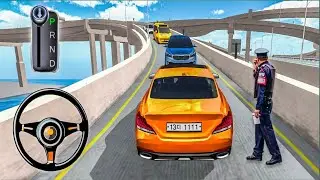 New Luxury orange Mercedes G63 Car stuck for parking highway Rest area&ndash;3d driving class Android game