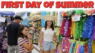 First Day Of SUMMER Break! GRWM For A PARTY Shopping Vlog!