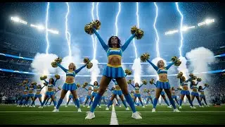 Los Angeles Chargers Cheerleaders | Epic NFL Halftime 2025