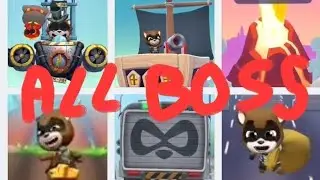 Talking Tom Run Series All Boss (No Damage)