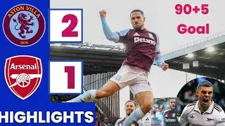 (Emi Buendia Goal)  Aston Villa Vs Arsenal (2-1)  EXTENDED HIGHLIGHTS || PREMIERE LEAGUE 25/26