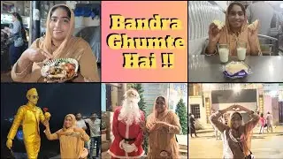 Chaliye Bandra Ghumte Hai||Shahrukh Khan House||Celebrity Rich Area Bandra Band Stand Tour Vlog||