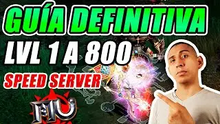 GU&Iacute;A COMPLETA de LVL 1 a 800 para Speed Server - Todos los Spots y Mapas de Mu Online 2025