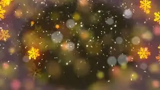 Falling snowflakes