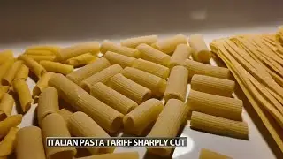 President Trump administration scales back tariffs on Italian pasta, averting major market losses