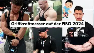 FIBO 2024 -  Wer hat die stärkste Griffkraft 🤔 ?