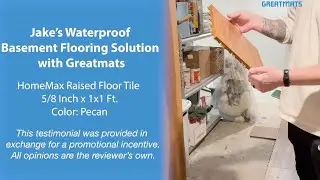 Jake&rsquo;s Waterproof Basement Flooring Solution with Greatmats