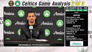 NBA Celtics Postgame Analysis Jaylen Brown&rsquo;s 33 Not Enough as Bench Fails to Stop Nuggets Run 2 of 3