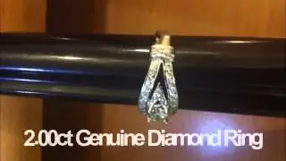 2.00ct Genuine Diamond Ring VS2 / SI1 - H / I Colour -High Quality