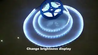 LED Strip 5050 With 24keys RC Installation and Effect Display