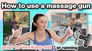 HOW TO USE A MASSAGE GUN PRIOR TO WORKING OUT *OR RUNNING