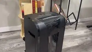 Woolsche Paper Shredder - 18-Sheet Cross Cut with 5.28-Gallon Pull Out Bin,