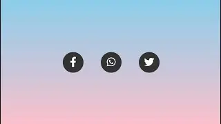 Create beautiful social media button hover effects.