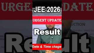 ⚠️ JEE Mains 2026 Result Delay? New Date & Timing Update | Students Shocked!