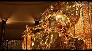 The Golden Statue of Chinggis Khaan Enshrined