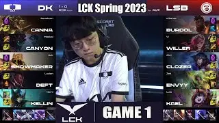 LSB vs DK Game 1 - Match 6 LCK Spring 2023