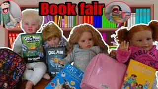 Reborn doll preschool lunch and book fair Reborn Rp