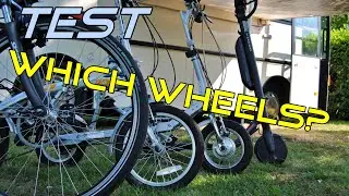 Test: Best bike or Kick Scooter for RV / camping. Speed, range, up & downhill, brakes, etc.