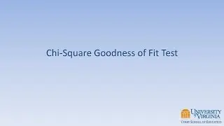 How To: Chi-Square Goodness of Fit Test