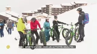 Sports d’hiver : vive les activités insolites !