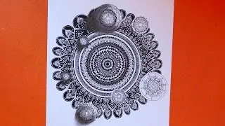 3D Mandala |3D Mandala Tutorial #shorts #3Dmandala