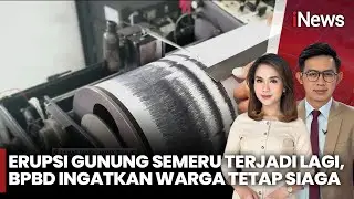 Gunung Semeru Kembali Erupsi, BPBD Imbau Masyarakat Tetap Waspada | iNews Pagi 10/01