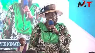 Machakos Woman Rep Kamene Speech in Front off Gachagua and Kalonzo!