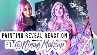 @NinasMakeup Painting Reveal Reaction