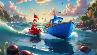 Seven Toy Boats Sail the Sea + More Nursery Rhymes & Kids Songs