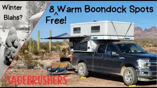 Free, Warm Boondocking Spots for Cold Seasons