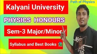 Syllabus and Best Books for Sem-3 Major/Minor Kalyani University 