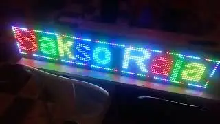 running text 100 cm x 20 cm murah