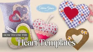 Debbie Shore's Nesting Heart Templates