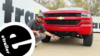 Setting up the Curt Front Mount Trailer Hitch Receiver on your 2018 Chevrolet Silverado 1500