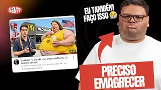 24 HORAS NA CIDADE MAIS OBESA DO MUNDO (O FINAL ME CHOCOU - React Ruhi Çenet