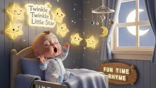 Twinkle Twinkle Little Star ⭐🌙🎵 | Classic Lullaby & Nursery Rhyme for Kids & Toddlers 🌈👶