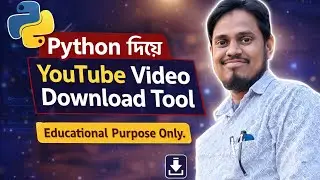YouTube Video Downloader using Python | 5 Lines of Code! 🚀  #PythonTricks 