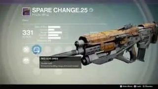Destiny DLC WEAPON PREVIEW: Spare Change.25