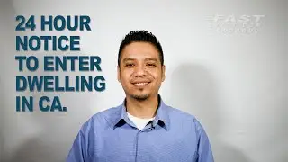 24 Hour Notice to Enter Dwelling in California