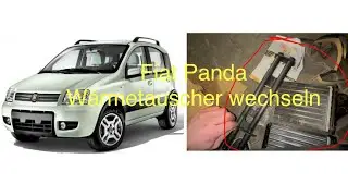 Fiat Panda Wärmetauscher Wechseln 
